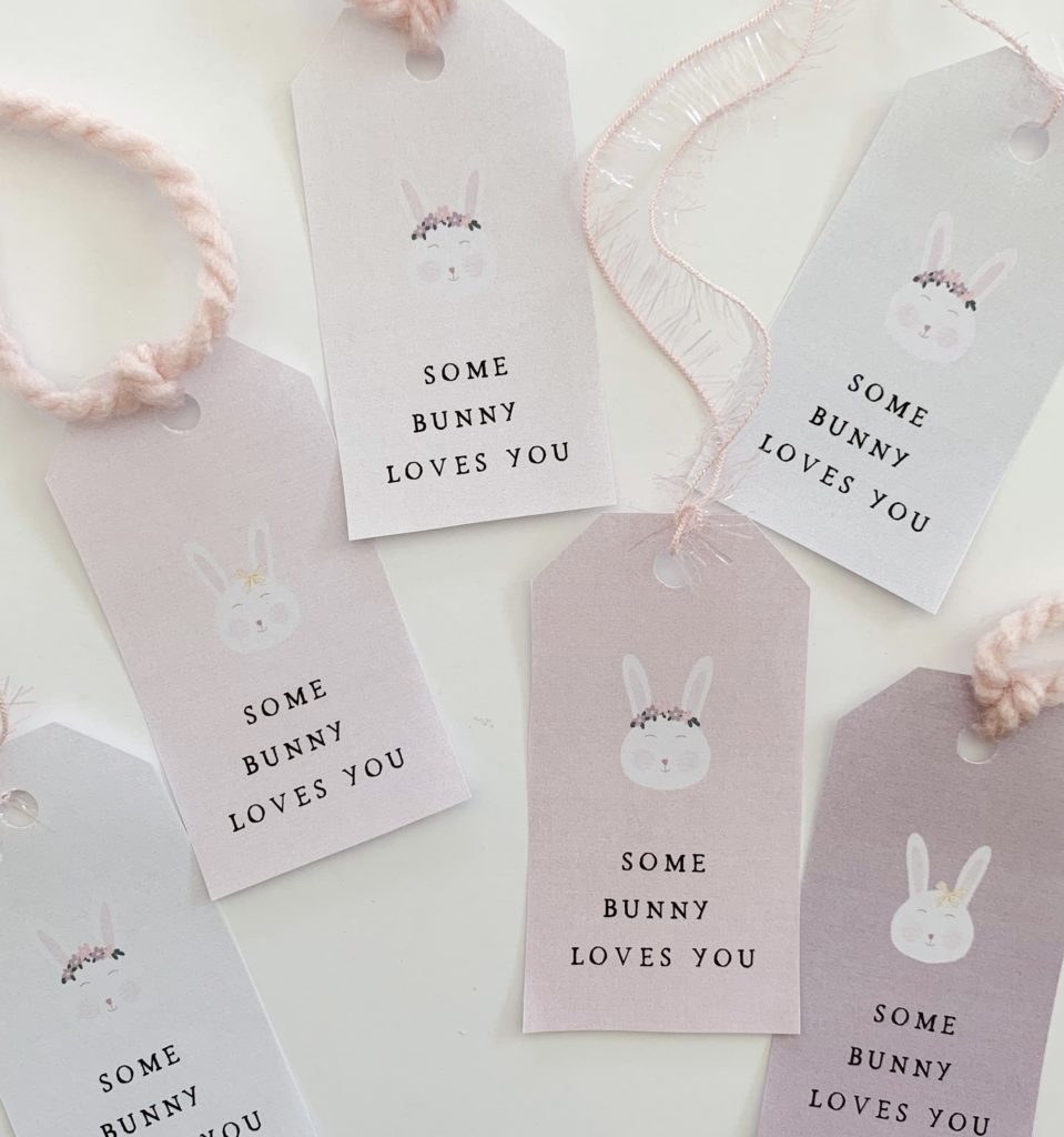 Free Easter Bunny Gift Tags