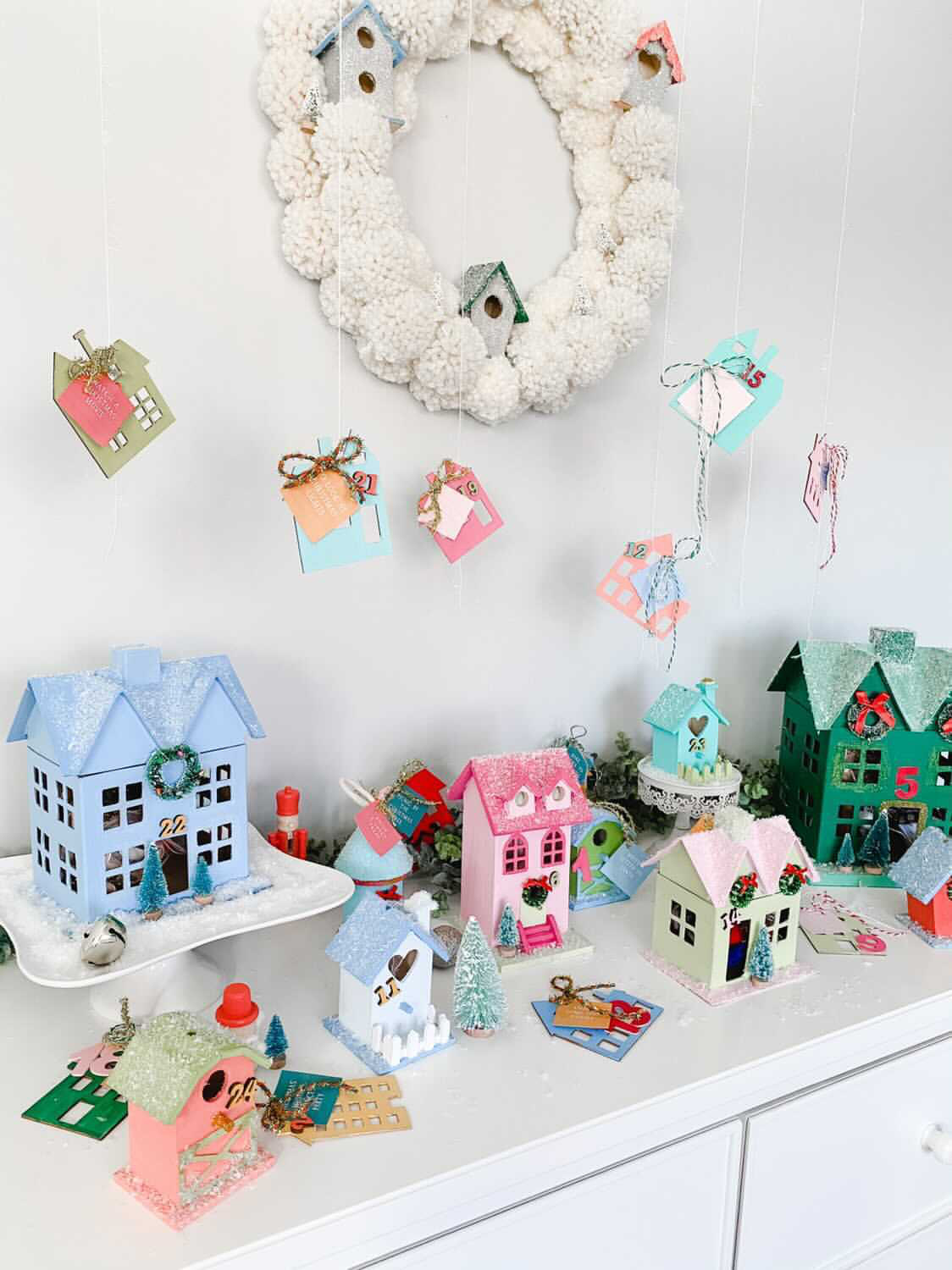 Christmas Village DIY Advent Calendar