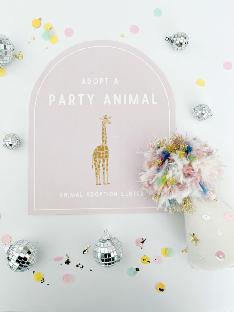 adopt a party animal birthday